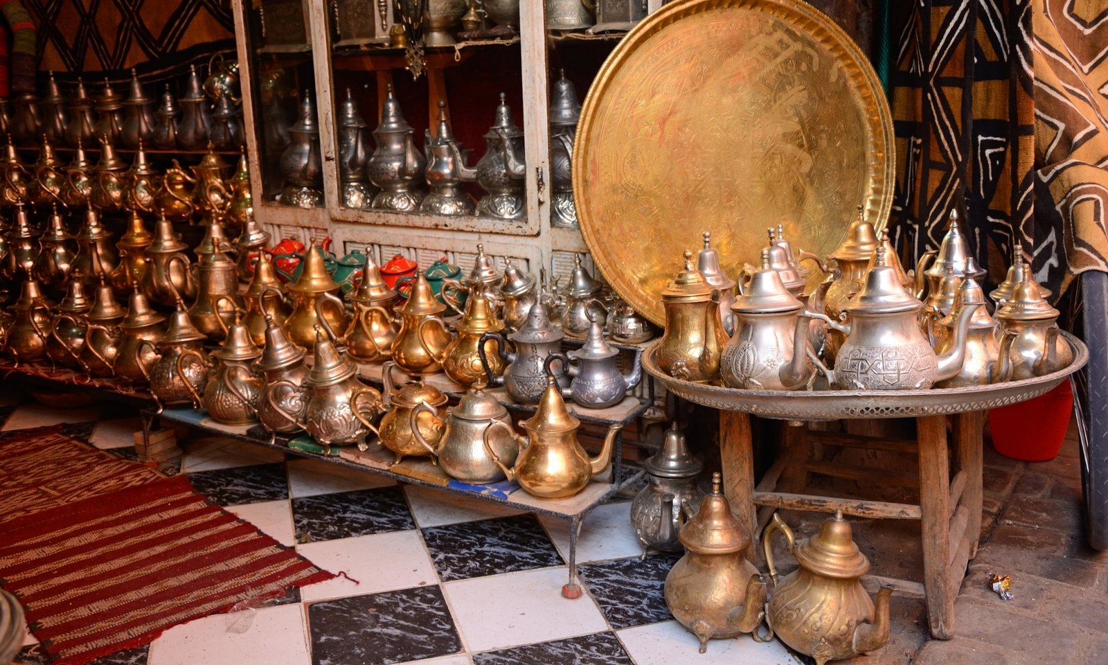authentic market in old medina